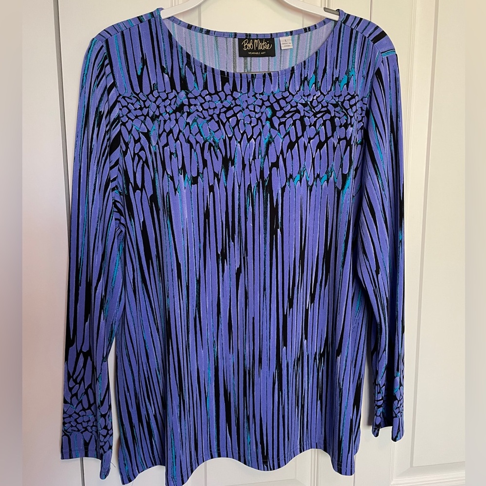 Bob Mackie beautiful multicolor top.